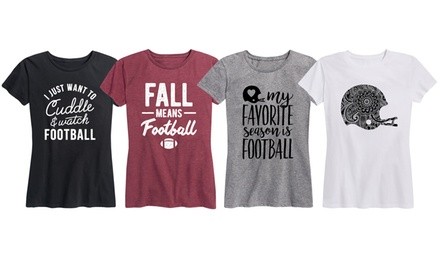 Women's Fall Means Football Top