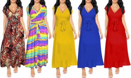 Women's Plus Size Maxi Dress. Multiple Styles Available.