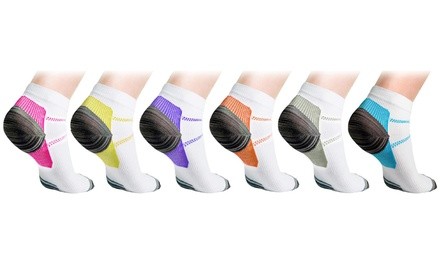 Unisex Ankle Compression Socks (3 or 6-Pack)