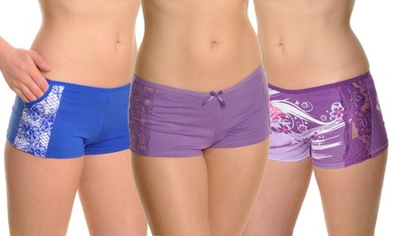 Women's Angelina Cheeky Boxer Shorts (6-Pack)