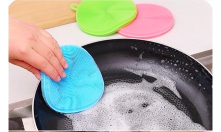 Multifunction Surface- and Dish-Cleaning Soft Silicone Sponge (3-Pack)