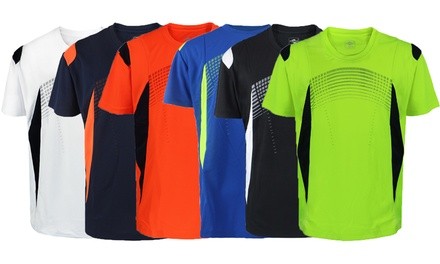 LeeHanTon Men's Geometric Active Performance Tee (2-Pack)