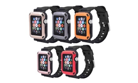 Waloo Tough Armor Apple Watch Strap and Case Series 1, 2, 3, 4, & 5