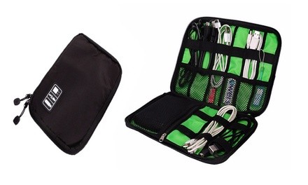 Multi-Pocket Electronic Accessories Organizer