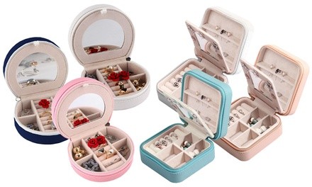 Mini Travel Jewelry Case & Organizer