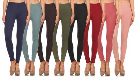 Ladies High Waist Soft Leggings