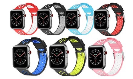 Waloo Breathable Replacement Sports Band for Apple Watch Series 1, 2, 3, 4, & 5