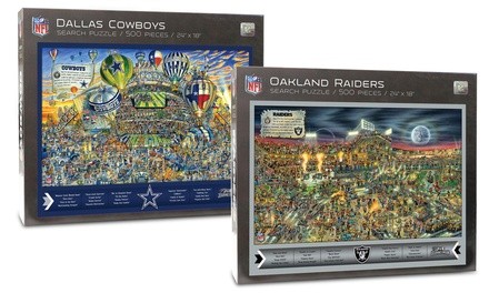 YouTheFan NFL Joe Journeyman 500-Piece Puzzle