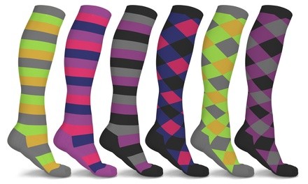 DCF Patterned Compression Socks (3 Pairs)