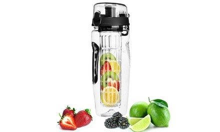 Portable 32-Ounce Fruit Infuser Water Bottle