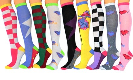 Frenchic Women's Knee-High Socks (9 Pairs)