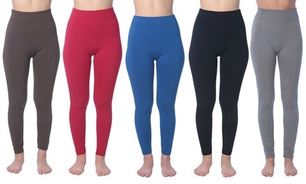 Women's Winter Fleece-Lined Leggings. Plus Sizes Available