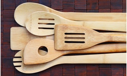 Bamboo Kitchen Utensil Set (6-Piece)