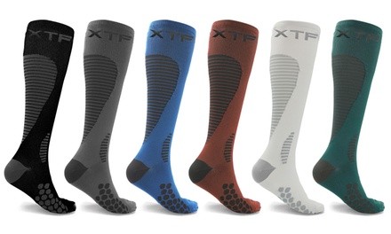 XTF Targeted Knee High Compression Socks (6 Pairs)