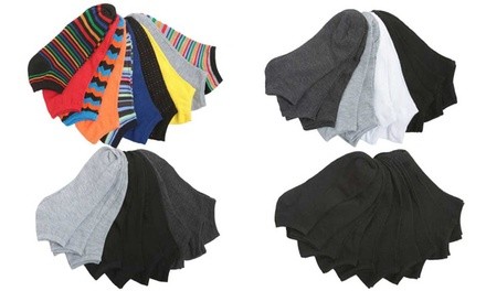 James Fiallo Men's Low Cut No Show Socks (20 Pairs)