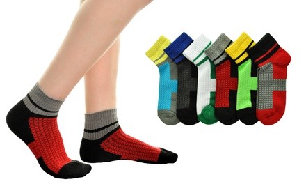 Professional-Grade Cotton Sports Socks For Men and Women (6-Pack)