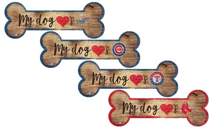 MLB Dog Bone Sign