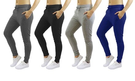 Women's Fleece Jogger Sweatpants. Plus Sizes Available.