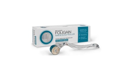 Foligain Hair and Scalp Roller with 540 Titanium Needles