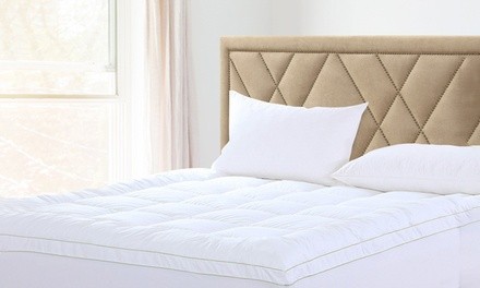 Plush Quilted Fitted Mattress Pad