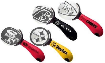 The Sports Vault Stainless Steel NFL Pizza Cutter