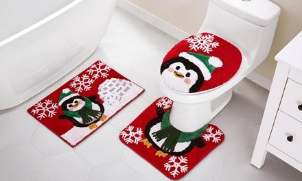 Holiday Bath Rug Set (3-Piece)