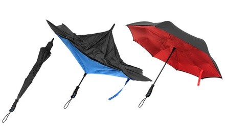 BetterBrella – Original Reverse Open and Close Upside-Down Windproof Umbrella – As Seen on TV