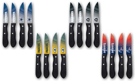 The Sports Vault NFL Steak Knife Set (4-Piece)