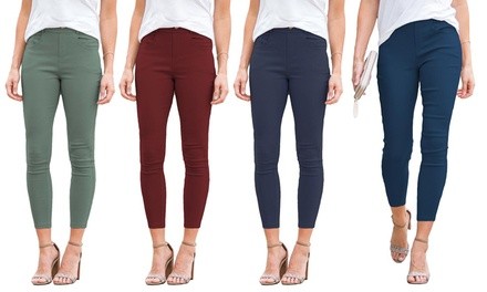 Reflection Women's Stretchy Pull-On Jeggings. Plus Sizes Available.